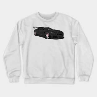 MUSTANG WIDEBODY BLACK Crewneck Sweatshirt